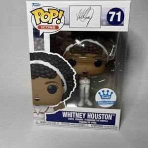 RARE! Whitney Houston Funko.com Website Exclusive Funko Pop Figure #71 *MINT*